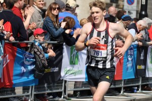 Daniel Davies running London Marathon 2015